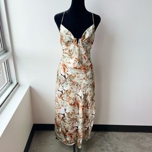 ACOS Satin Floral Midi